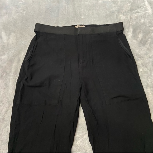Helmut Lang Black Elastic Back Waist & Ankle Cuff Pants 4076 - Picture 4 of 12
